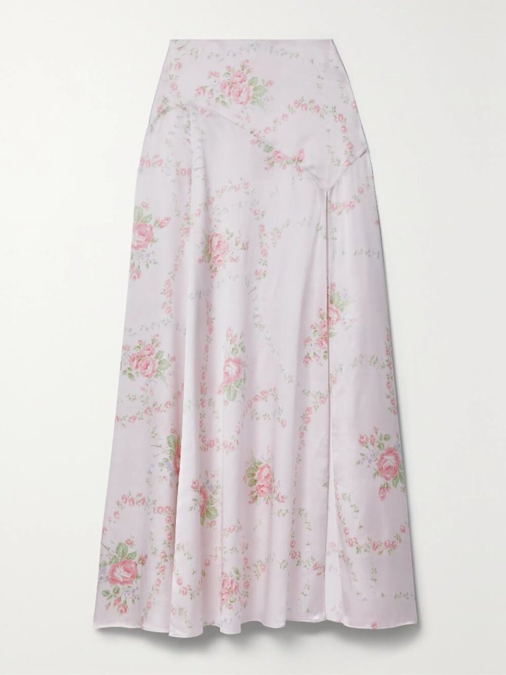 LoveShackFancy Ziggy Silk Skirt